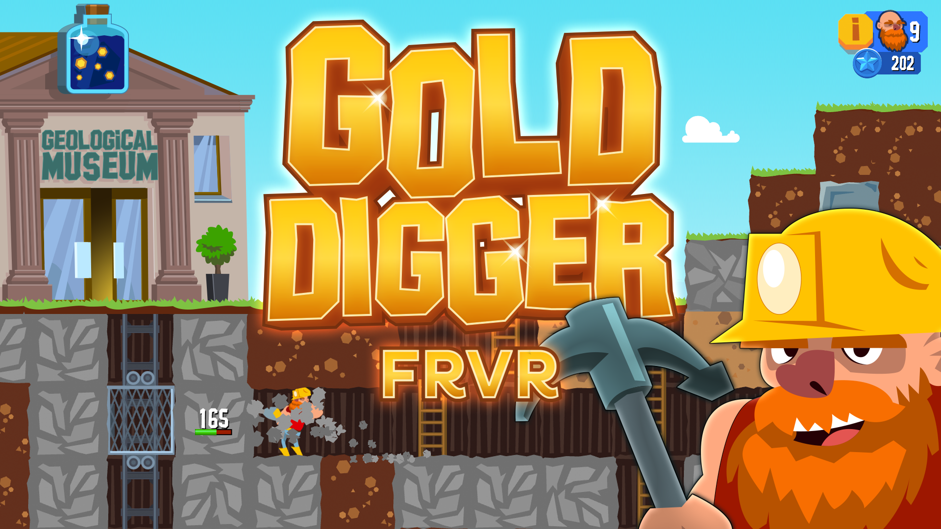Gold Digger FRVR game banner